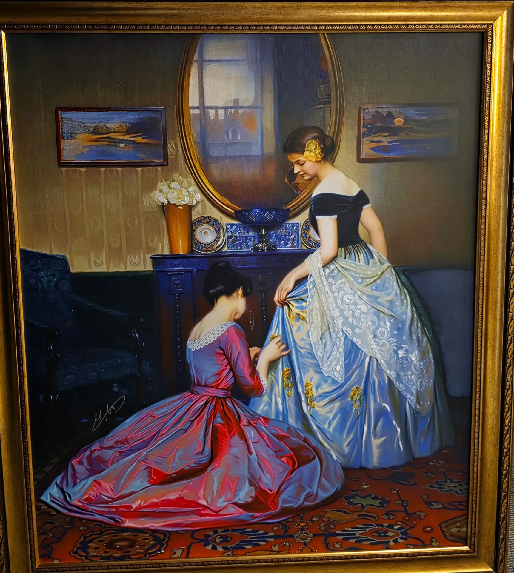 canvas mother and daughter classic 120x100 cm