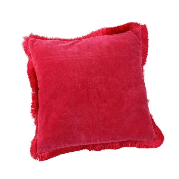 [57126] Cusion Jungle Love, pink cotton velvet, 45x45 cm