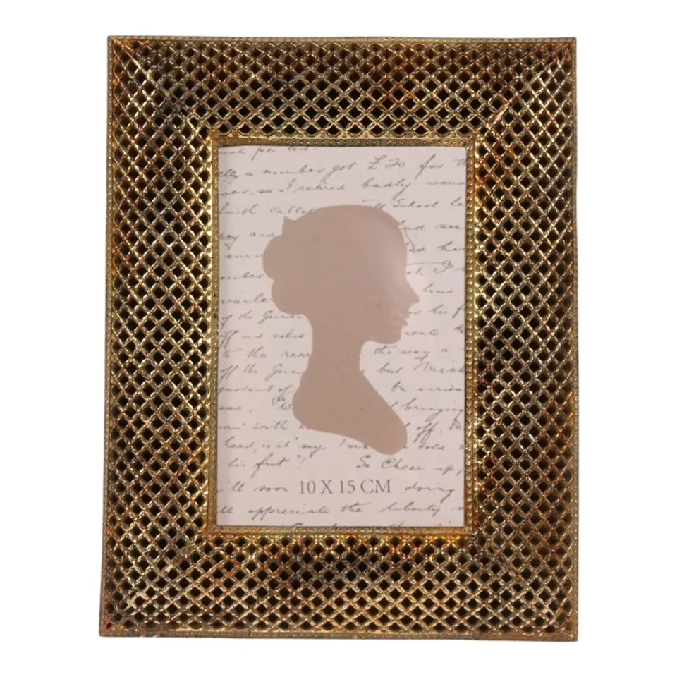 Photo Frame 10x15 cm - Gold - Resin
