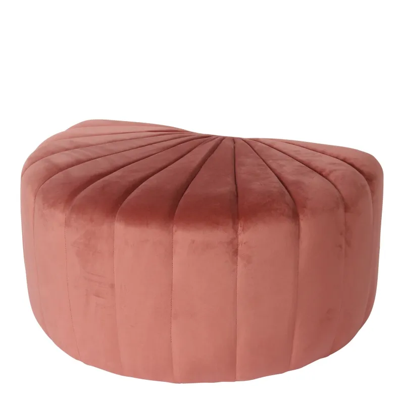 Pouf Madaline Colour: Pink | Material: Fabric 39x79x52