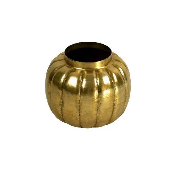 Vase Dynia, gold Aluminium, 30x25cm