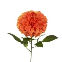 Dahlia XL, orange, PE/iron/polyester, h.77 cm