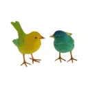 Bird Kiki & Coco, set 2. Polyresin, 15x6x11cm