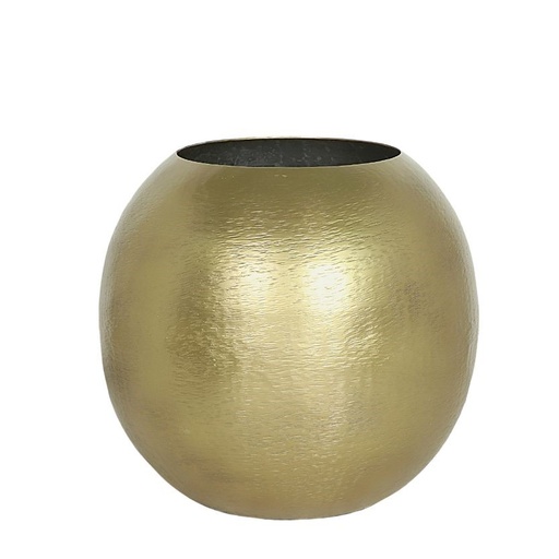 [001-22-4992-L-NEWBRONZE] Vase ALU RAW/NEW BRONZE 43x43x38