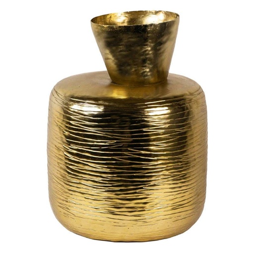 [001-21-4499-L-BRONZE] Vase ALU RAW/BRONZE 30x30x40