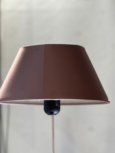 [008-17-HH20-CVEL13] Shade half high chic velvet taupe 20x15x11