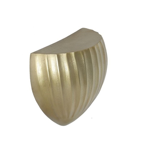 [001-22-4984-L-NEWBRONZE] Wall shelf ALU RAW/NEW BRONZE 39x18x38