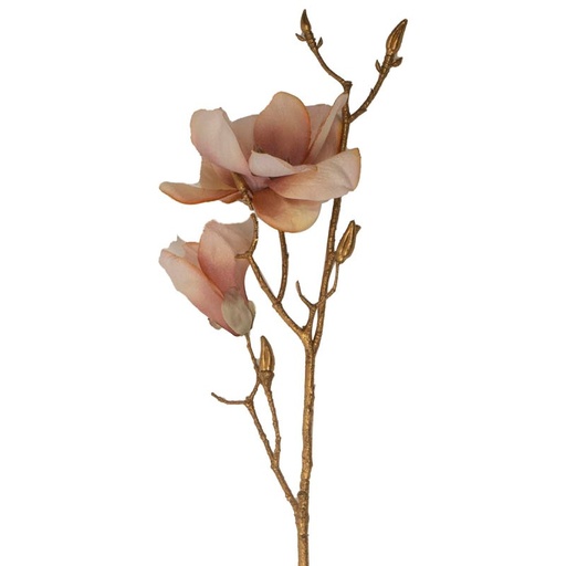[337-22-151] Flower magnolia salmon 77cm
