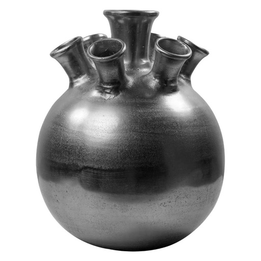 [001-21-4515-L] Vase 7 mouth ALU RAW/NI 31x31x37