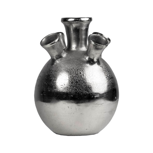 [001-21-4515-S] Vase 5 mouth ALU RAW/NI 21x21x28
