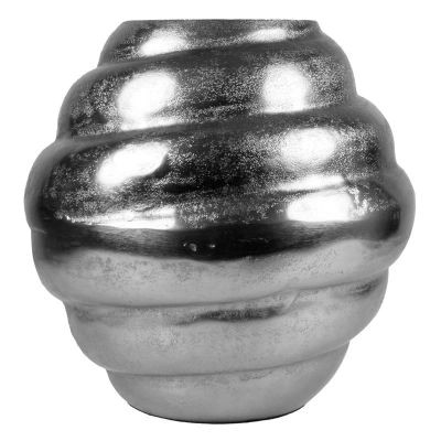 [001-21-4559-L] Vase ALU RAW/NI 30x30x30