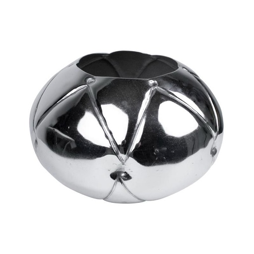 [001-22-4955-S-NICKEL] Vase ALU/NI 28x28x19