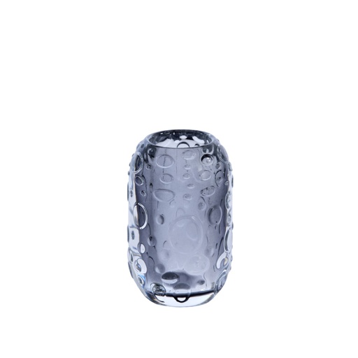 [7764331] Tealight Ø8x13 cm FINLEY glass grey