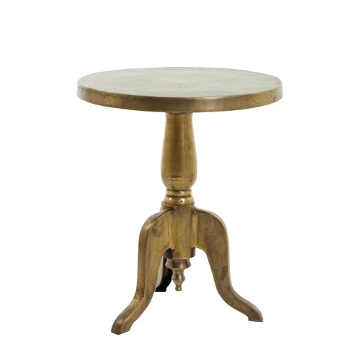 [6775785] Side table Ø50x60 cm KORTO antique bronze