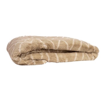 [164-22-101-T] Throw sand geo faux fur 130x70