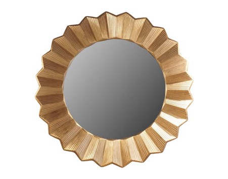 [048-BHILAI] Mirror gold PU 122x122x7