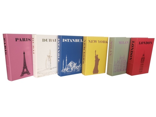 [220-417] FAKE BOOKS(PARIS-LONDON-DUBAI-ISTANBULMILAN-NY)