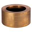 [011-23-046] Vase ALU/ANT.BRASS 59x59x31