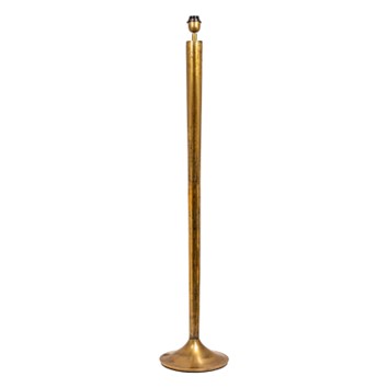 [001-13-514-L-GOLD] Floor lamp ALU RAW/ANT.GOLD 26x26x122