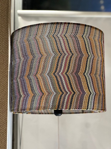 [006-23-LOC01-KKH40] Shade multi stripes on Matt transparent 40x40x33