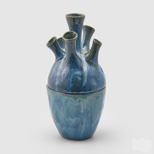 [017612,800] VASE CHAKRA HEART H29,5 D14,5 