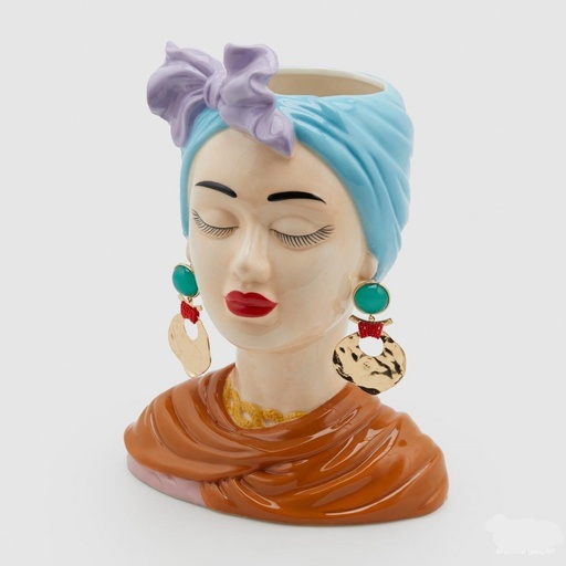 [019487,810] VASE LADY PERU H31X22X17