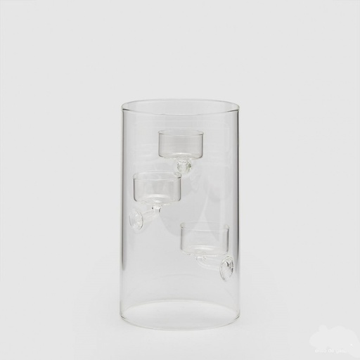 [107922,000] TEALIGHT PORTAC.CILINDRO X3 H20 D12