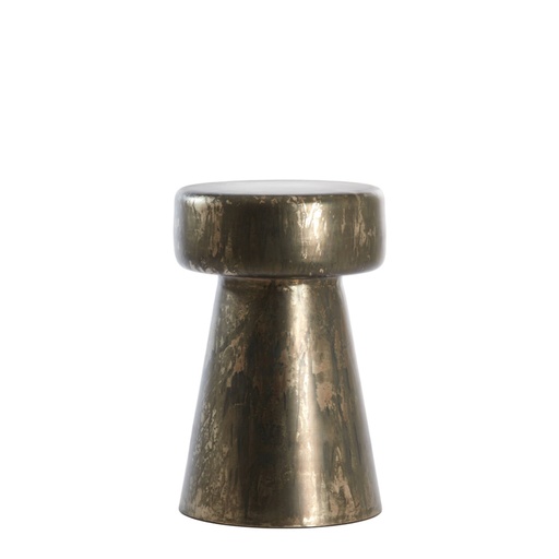 [6798419] Side table Ø29x47 cm DAKWA nickel antique