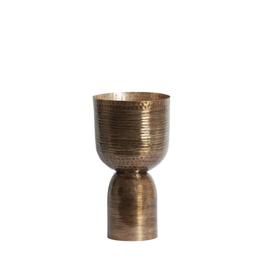 Pot deco Ø21x39 cm LISBOA antique gold