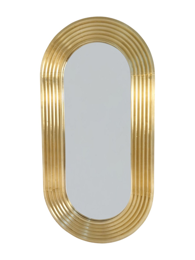 [675-254] WOODEN OVAL LINE CARVED MIRROR GOLD'ORIENT
EXPRESS'76,5x152h 