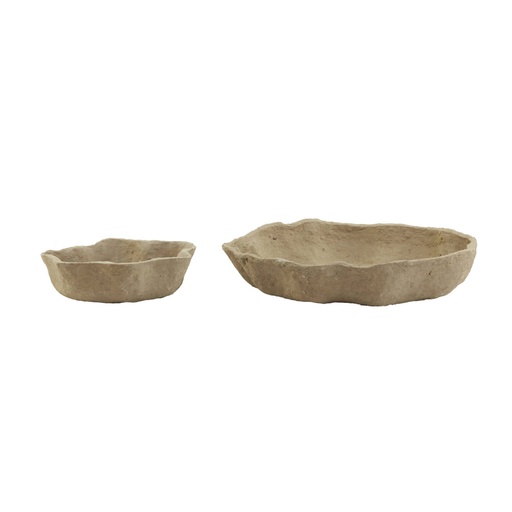 Dish Ø30x9 cm BABUR grey 