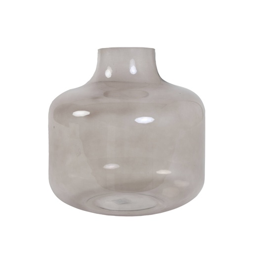 [5966525] Vase Ø31,5x30 cm PHIENE glass light grey