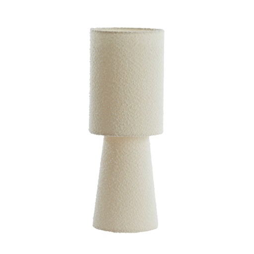 [1886043] Table lamp Ø20x58 cm MICKY bouclé cream 