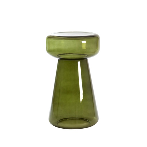 [5501376] Side table Ø28x50 cm JAKOLA glass green 