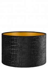 [CI404025FC20] Shade Cylinder - Falcon 20 black on gold | 40 x 40 x 25
