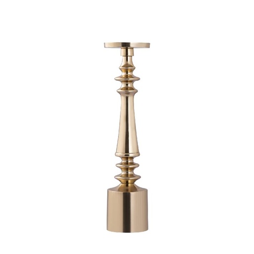 [718452] Deanna Gold alu candle holder low 11.0 x 11.0 x 45.0 cm 