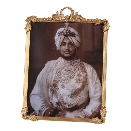 [12496355] Photo Frame brass 23x17x7 cm