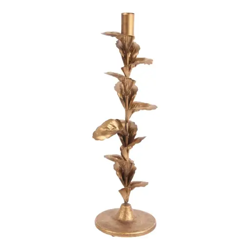 [12769404] Candle holder iron 40x11.5x11.5 cm