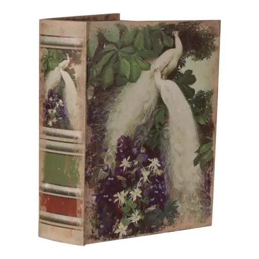 [11480800] Book box 29 cm Peacock 