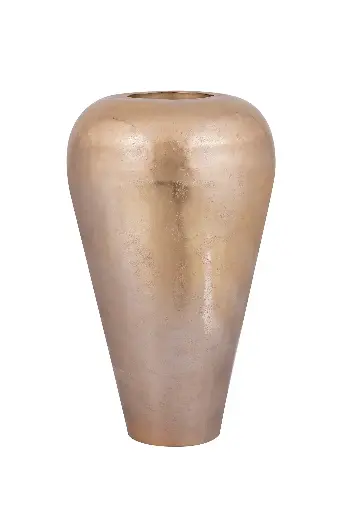 [713946] Mumbay Champagne aluminum pot round S 41 x 41 x 73 cm