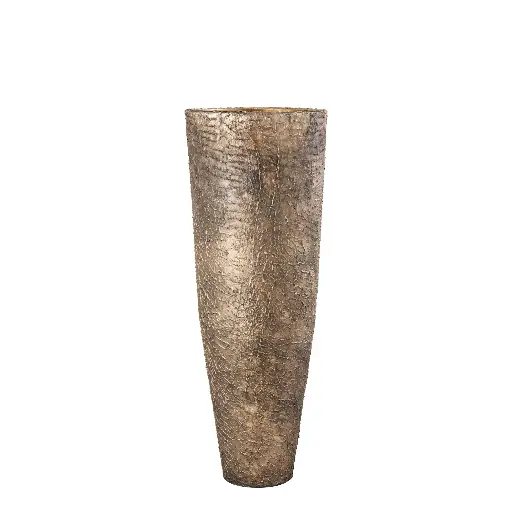 [722759] Simona Gold antique iron pot high M 38 x 38 x 102