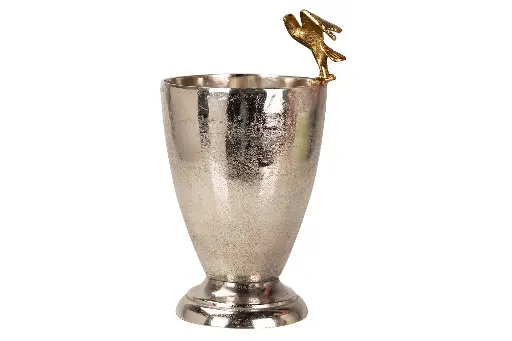 [942004] SILVER ALUMINIUM EAGLE CHAMPAGNE COOLER 20x22x34CM
