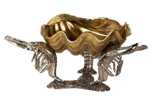 [942007] SILVER ALUM LOBSTER CHAMPAGNE COOLER 68x68x30 CM