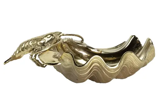 [942040] GOLDEN ALUM LOBSTER CHAMPAGNE COOLER 60x45x14 CM