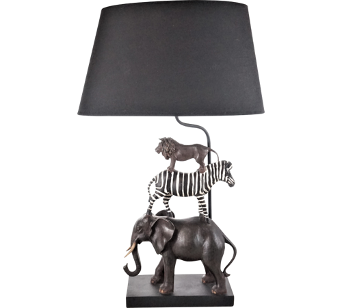 [8898] lamp safari 44x44x69cm