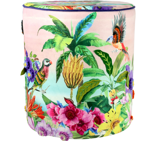 [9962] pouf''paradise" 40x40x45cm