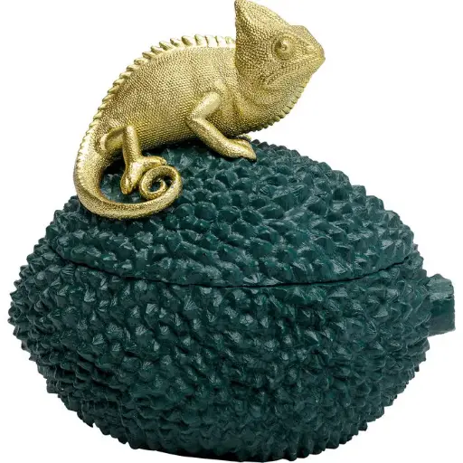 [51562] Deco Box Jackfruit Chameleon 20cm