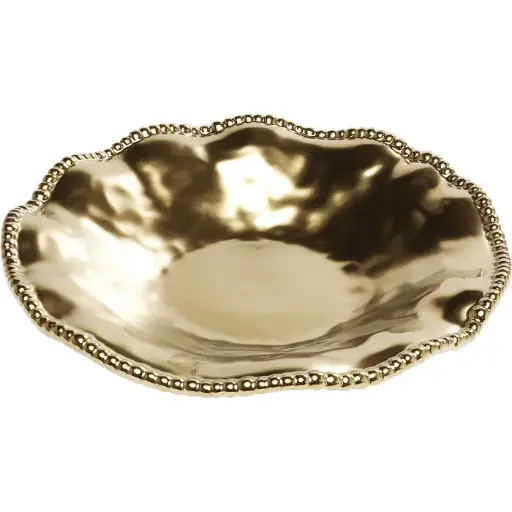 [60498] Plate Bell Gold Ø36cm