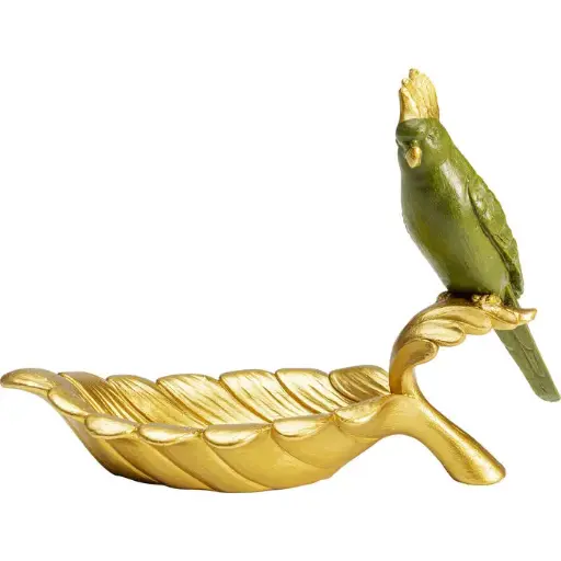 [52914] Deco Bowl Parrot Guard 10x21cm
