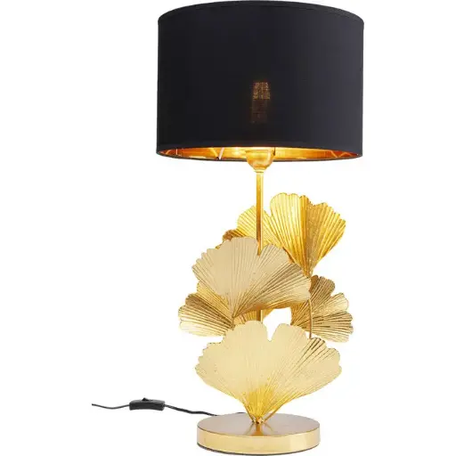 [52886] Table Lamp Flores Gold 62cm
